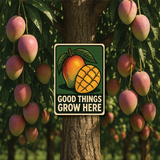 Metal Sign, Good Things Grow Here...